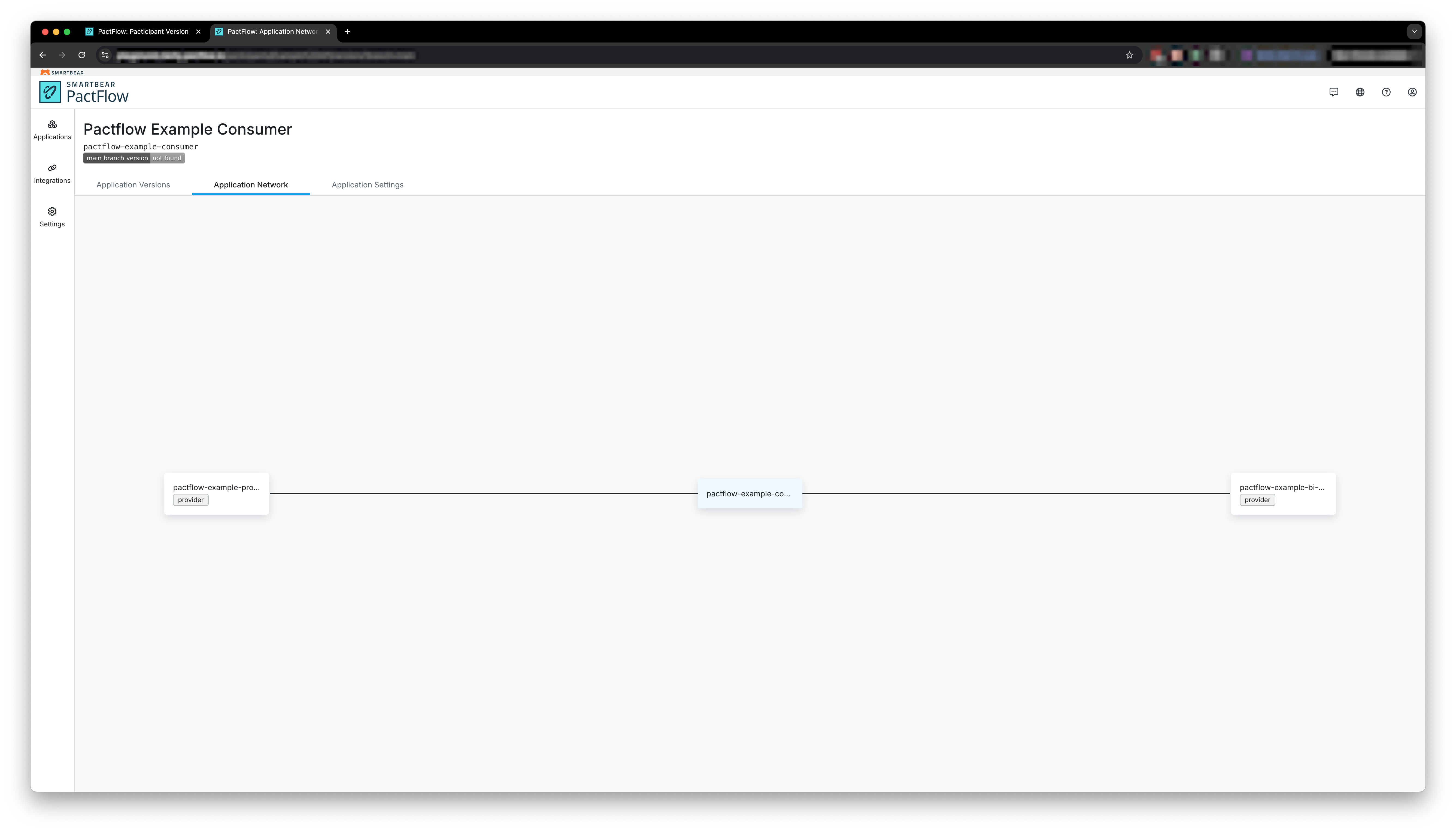 Application – Network Tab